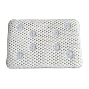 MUQGEW Soft Bathroom Pillow Home Comfortable Spa Inflatable Bath Cups Shell Shaped Neck Bathtub Cushion Bathroom Accessories