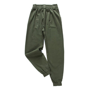 2019 NEW Fashion woman pants women cargo high waist pants loose trousers joggers female sweatpants streetwear long bottoms