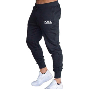 New Dropshipping Men Pants Joggers Elastic Waist Long Trousers Brand Fashion Casual Fitness Workout Sweatpants Red Black Bottoms