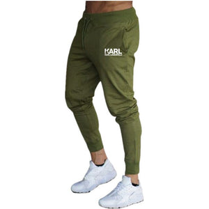 New Dropshipping Men Pants Joggers Elastic Waist Long Trousers Brand Fashion Casual Fitness Workout Sweatpants Red Black Bottoms