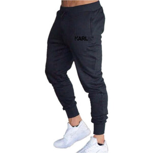 New Dropshipping Men Pants Joggers Elastic Waist Long Trousers Brand Fashion Casual Fitness Workout Sweatpants Red Black Bottoms
