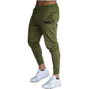 New Dropshipping Men Pants Joggers Elastic Waist Long Trousers Brand Fashion Casual Fitness Workout Sweatpants Red Black Bottoms